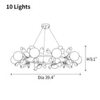 Evander Gingko Chandelier