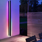 Black Long LED Linear Lights Wall Lights Outdoor LED Lighting