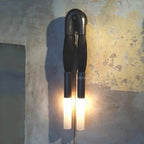 Double Head Antonia Horsehair Sconce