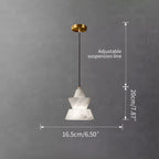 Spanish Alabaster Pendant Light Bedside Lamp
