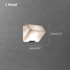 Triple Sloping Block Spanish Alabaster Wall Sconce