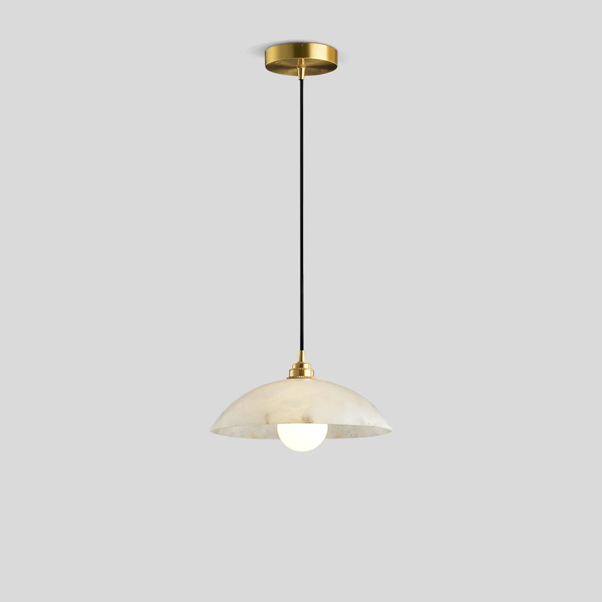 Dome Spanish Alabaster Pendant Light for Dining Room