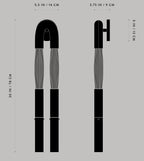 Double Head Antonia Horsehair Sconce