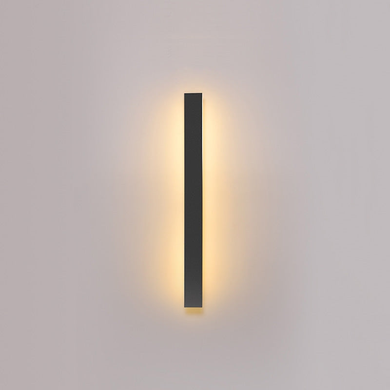 Haown Black Long LED Linear Outdoor Wall Light
