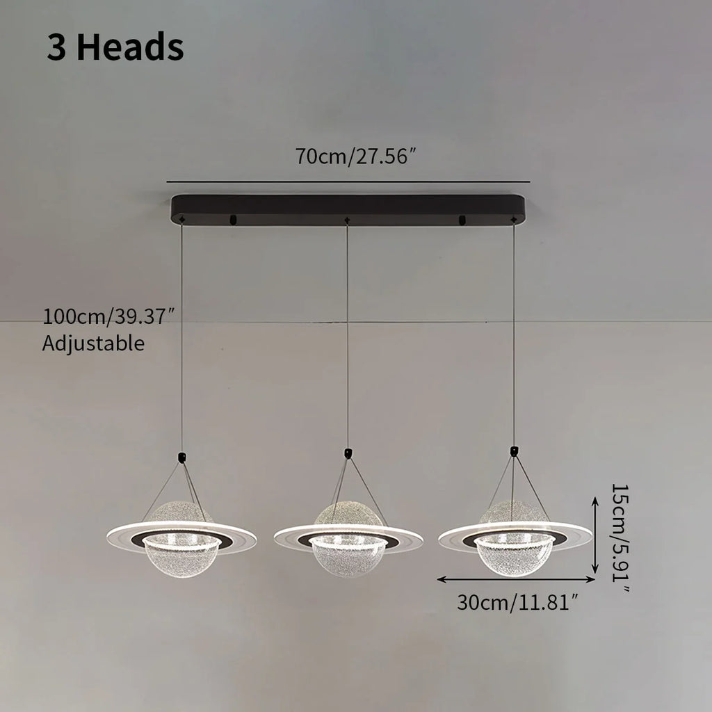 Modern Creative Planet Dining Room Pendant Light