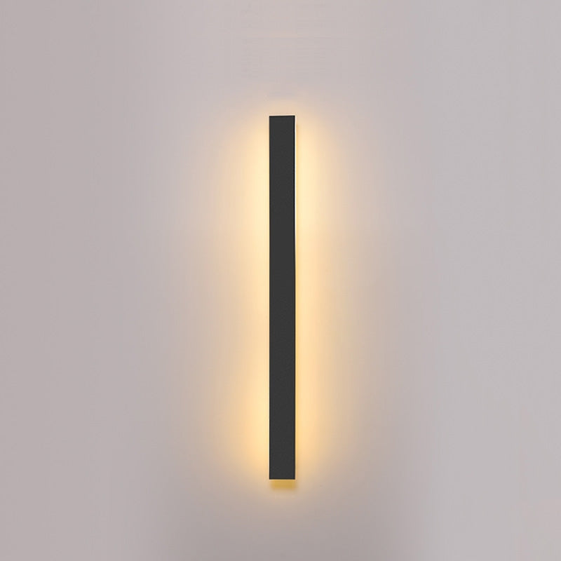 Haown Black Long LED Linear Outdoor Wall Light