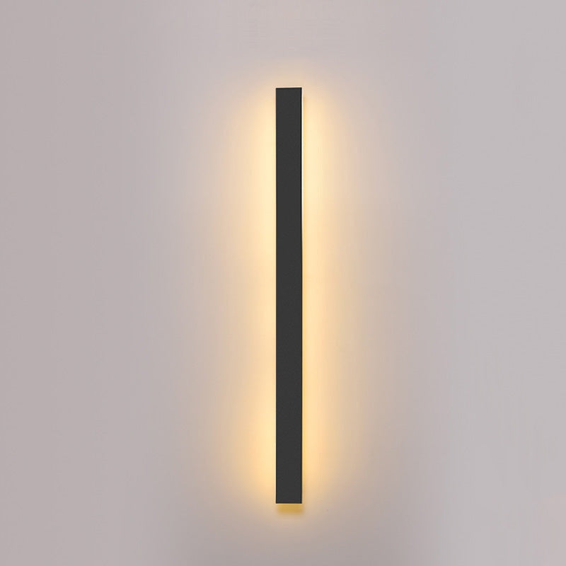 Haown Black Long LED Linear Outdoor Wall Light