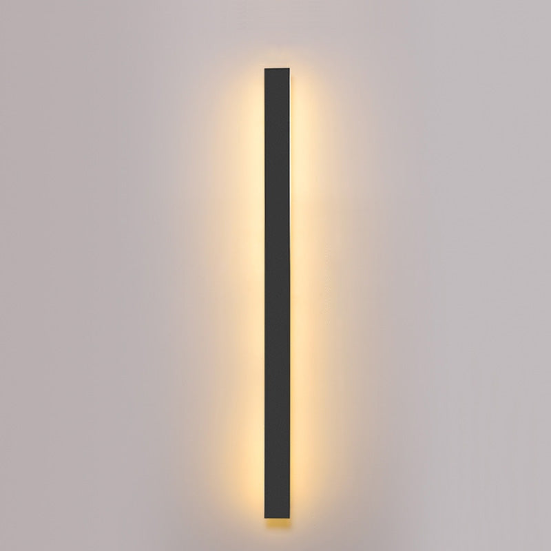 Haown Black Long LED Linear Outdoor Wall Light