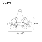 Evander Gingko Chandelier