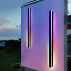 Black Long LED Linear Lights Wall Lights Outdoor LED Lighting