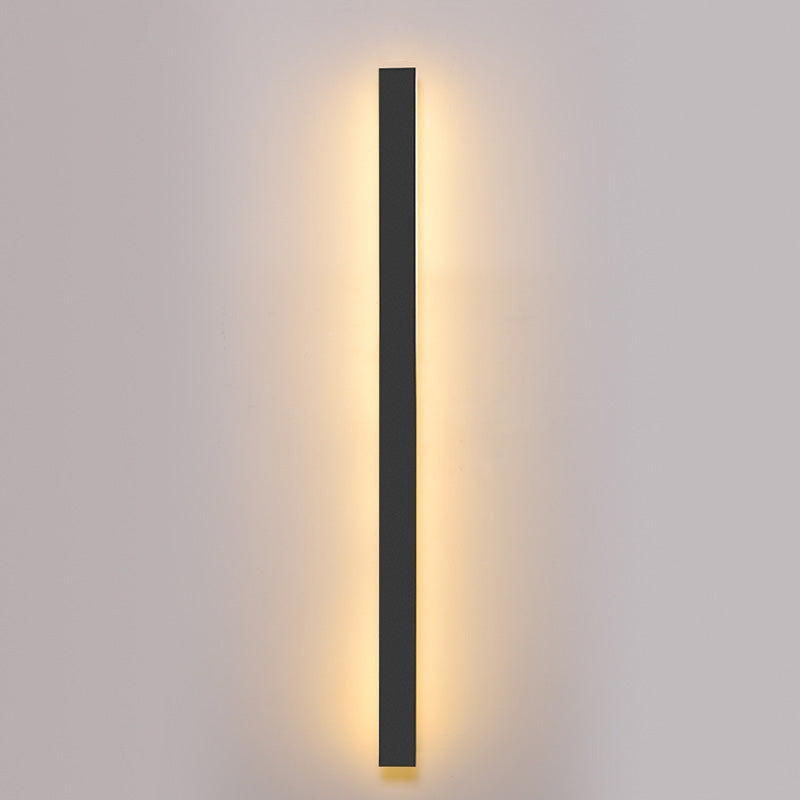 Haown Black Long LED Linear Outdoor Wall Light
