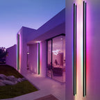 Black Long LED Linear Lights Wall Lights Outdoor LED Lighting