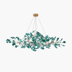 Acrylic Ginkgo Leaf Chandelier for Dining Area