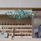 Haown Acrylic Ginkgo Leaf Chandelier for Dining Area