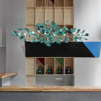 Haown Acrylic Ginkgo Leaf Chandelier for Dining Area