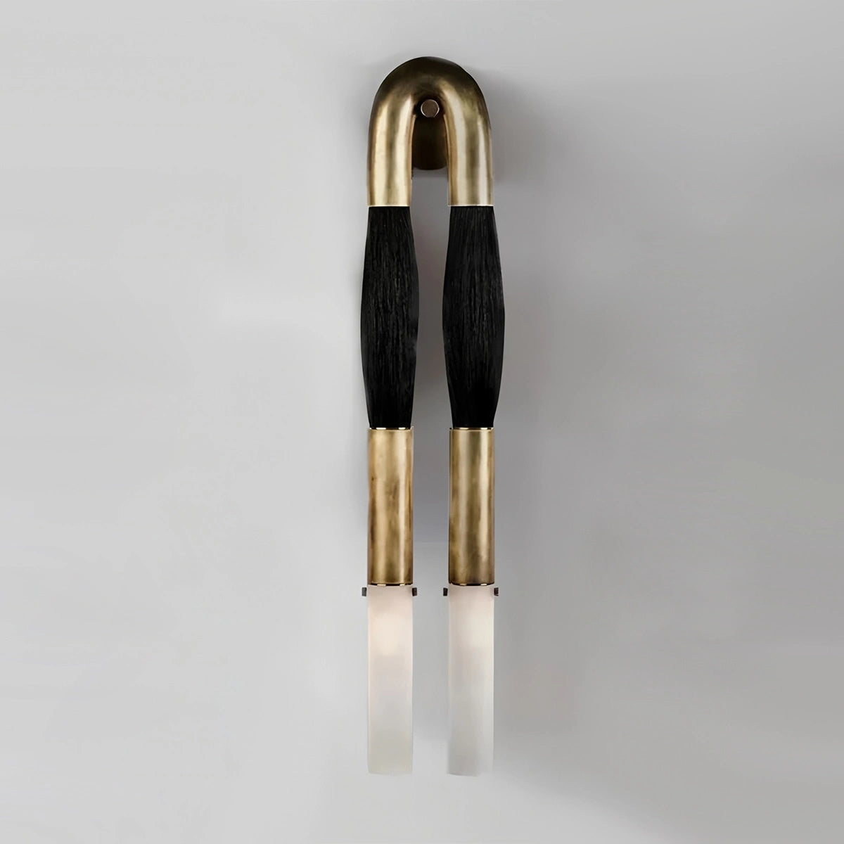 Haown Double Head Antonia Horsehair Sconce