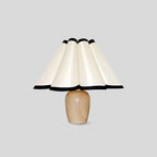 Vintage Fluted Table Lamp for Bedside Table