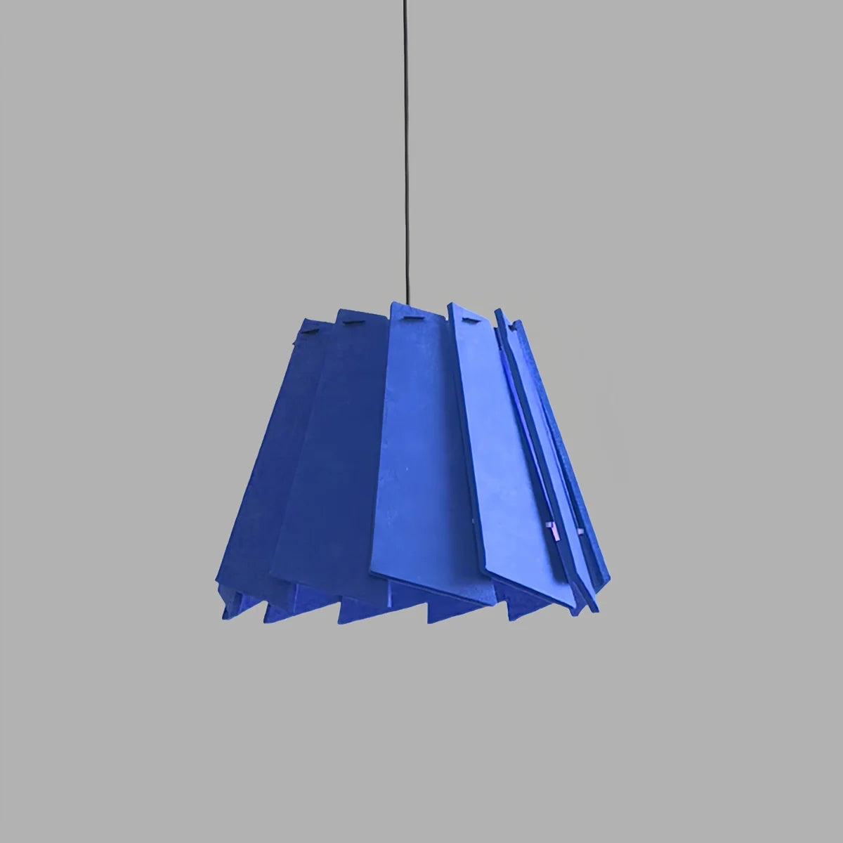 Rotating Leaf Acoustic Pendant Light for Living Room Office Blue Dia 40cm x H 30cm / ∅ 15.75" x H 11.81"