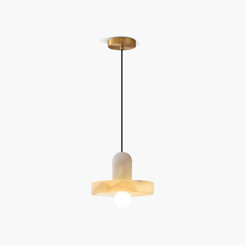 Natural Spanish Alabaster Pendant Light for Bedroom
