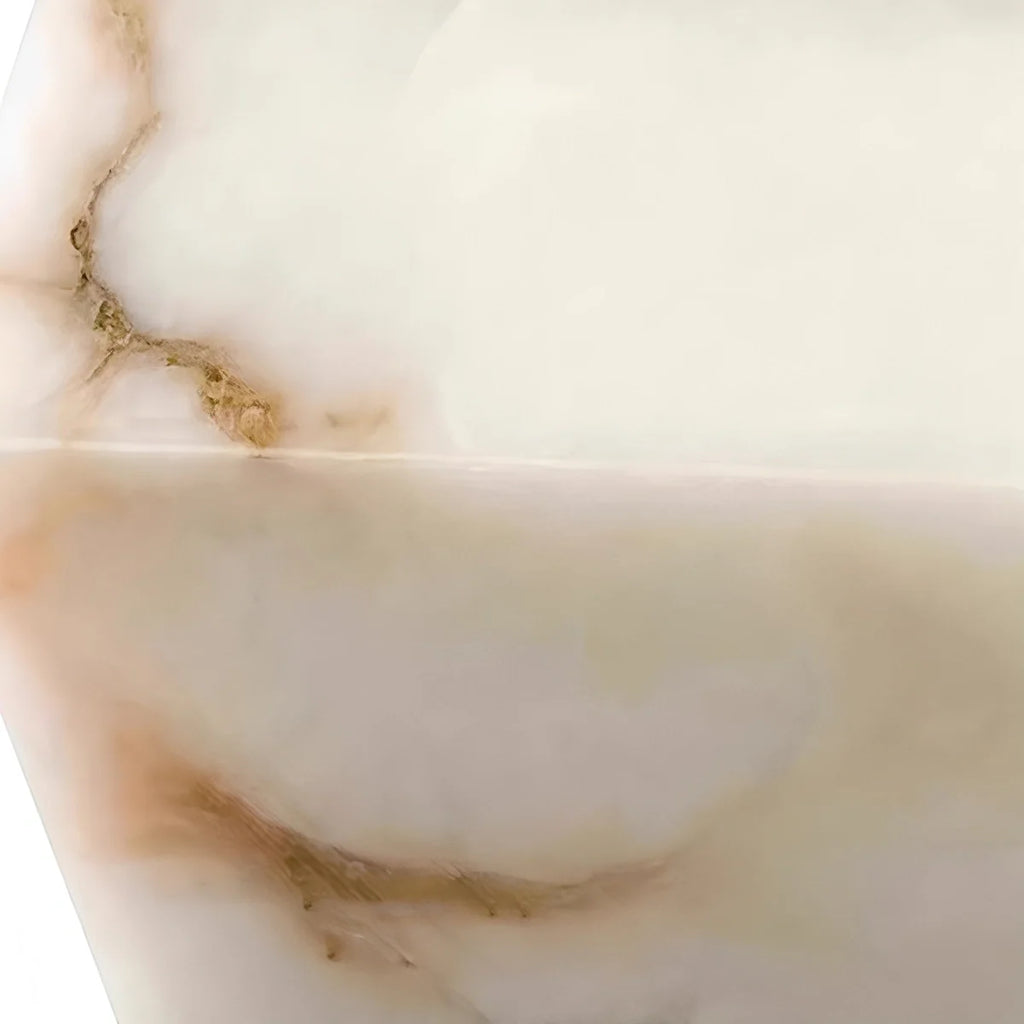 Triple Sloping Block Spanish Alabaster Wall Sconce