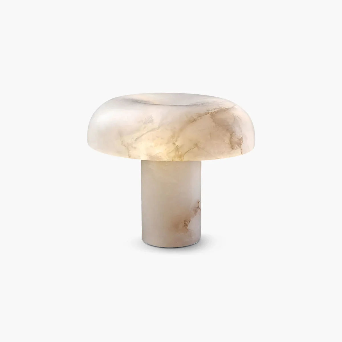 Creative Mushroom Shaped Spanish Alabaster Table Lamp