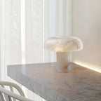 Creative Mushroom Shaped Spanish Alabaster Table Lamp