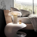 Creative Mushroom Shaped Spanish Alabaster Table Lamp