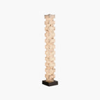 Creative Stacked Spanish Alabaster Squares Floor Lamp