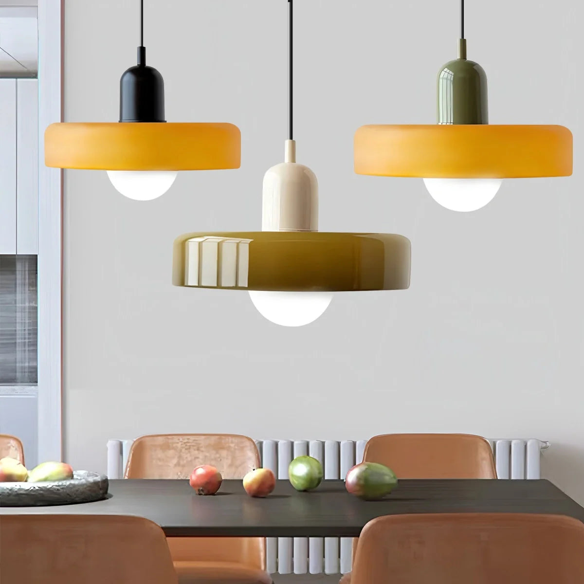 Haown Modern Bauhaus Glass Pendant Light