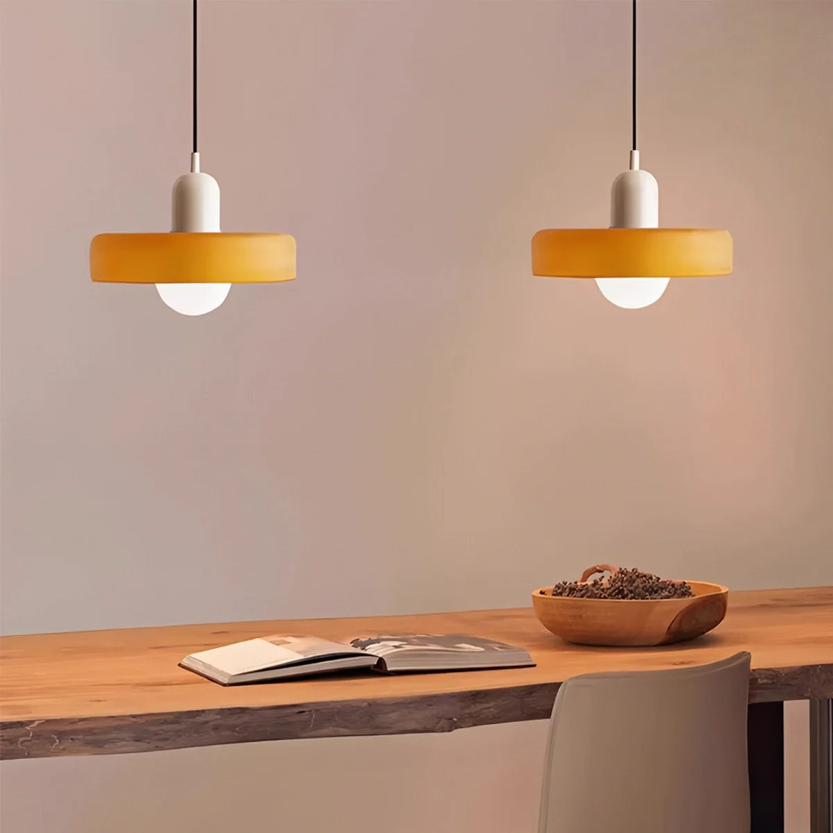 Haown Modern Bauhaus Glass Pendant Light