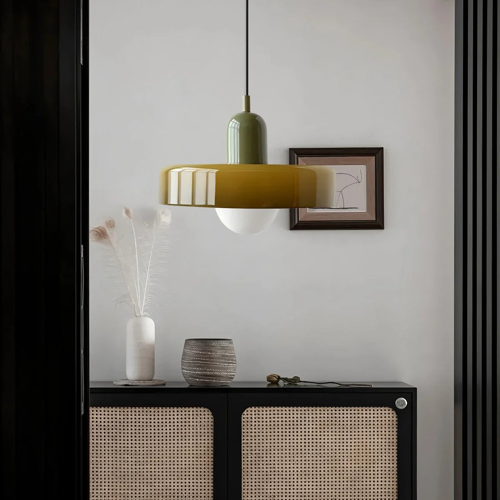 Haown Modern Bauhaus Glass Pendant Light