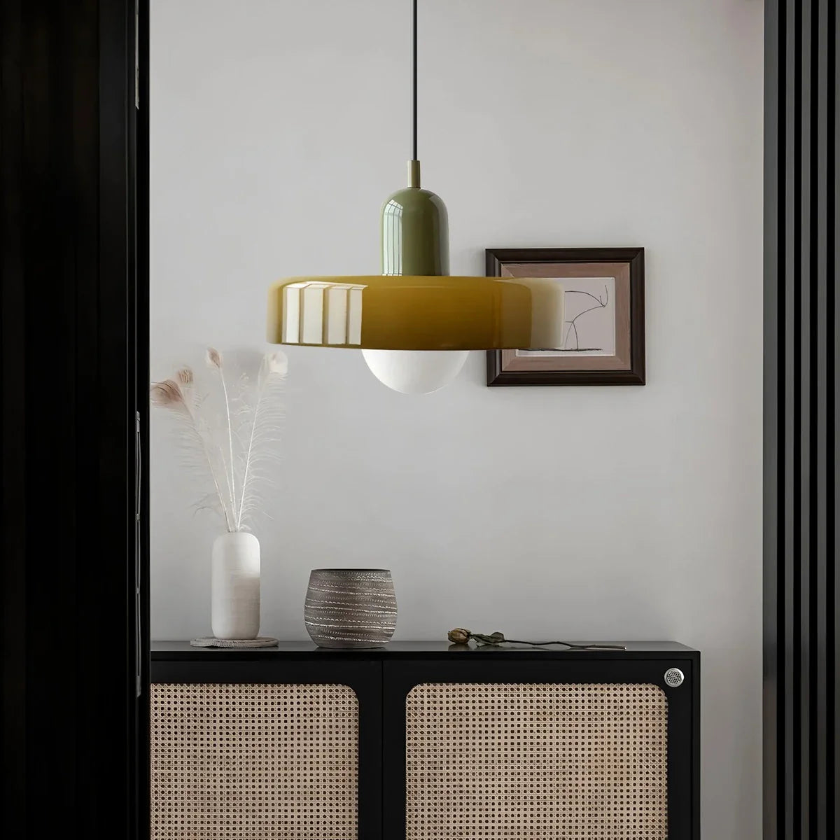 Haown Modern Bauhaus Glass Pendant Light