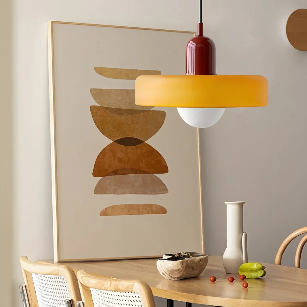 Haown Modern Bauhaus Glass Pendant Light