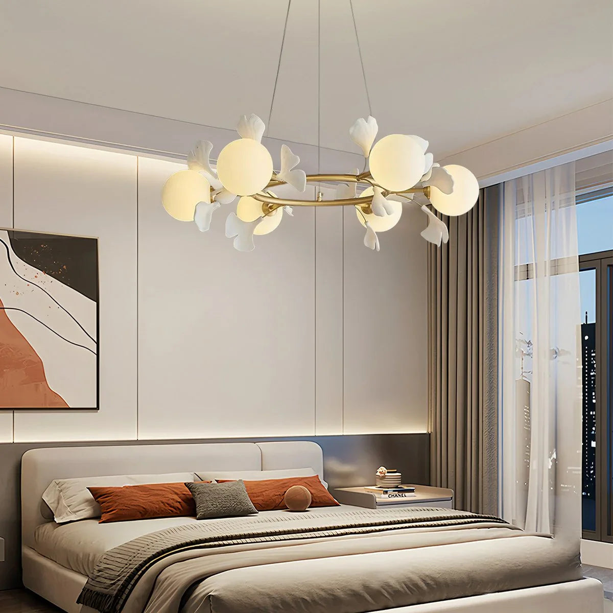 Evander Gingko Chandelier
