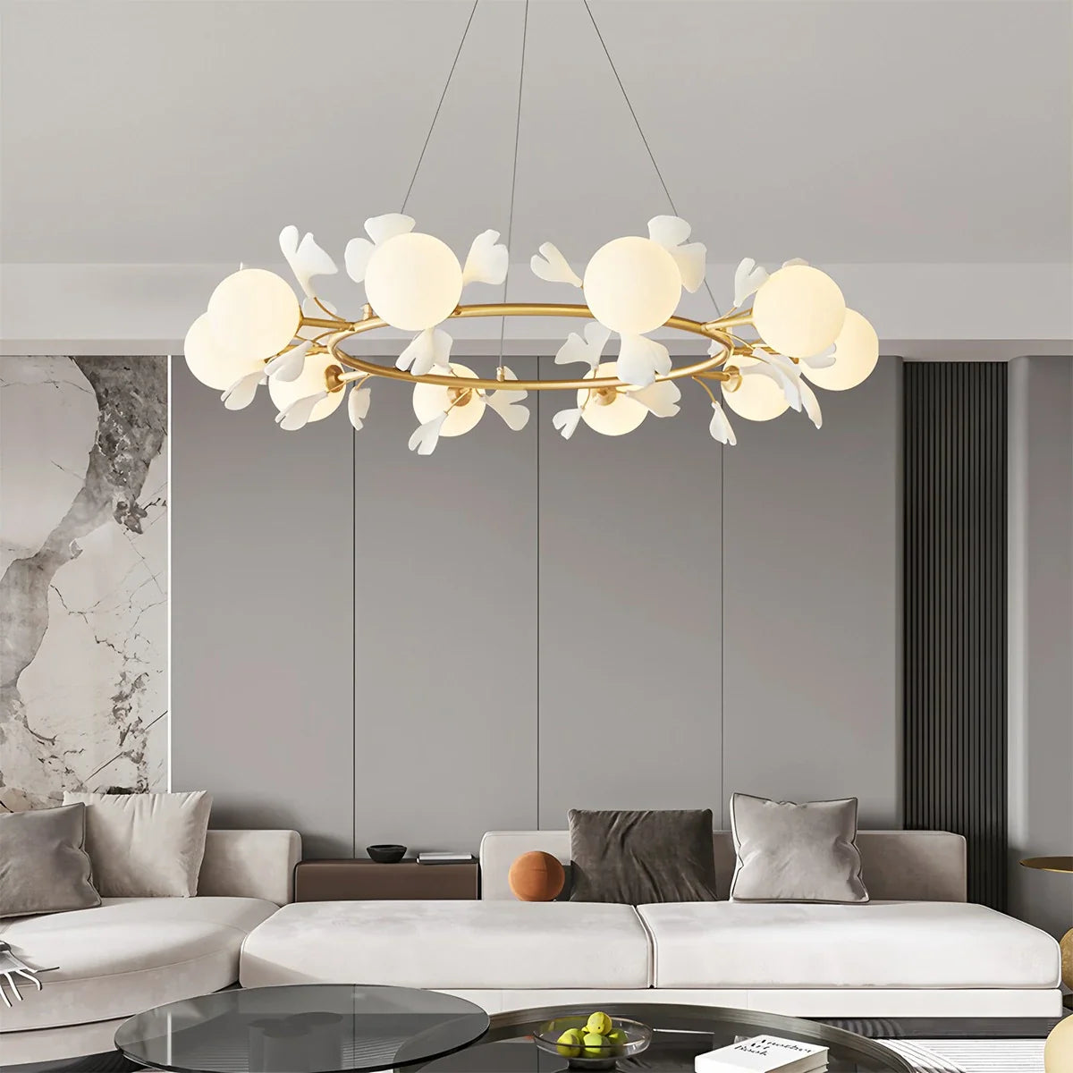 Evander Gingko Chandelier