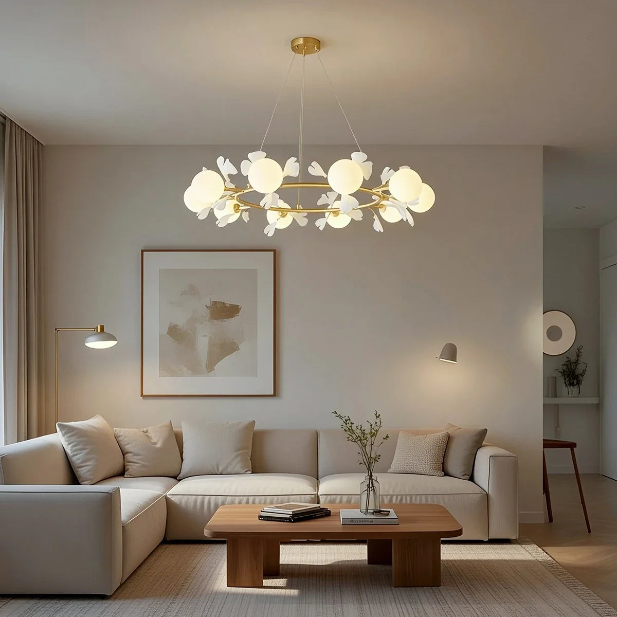 Evander Gingko Chandelier