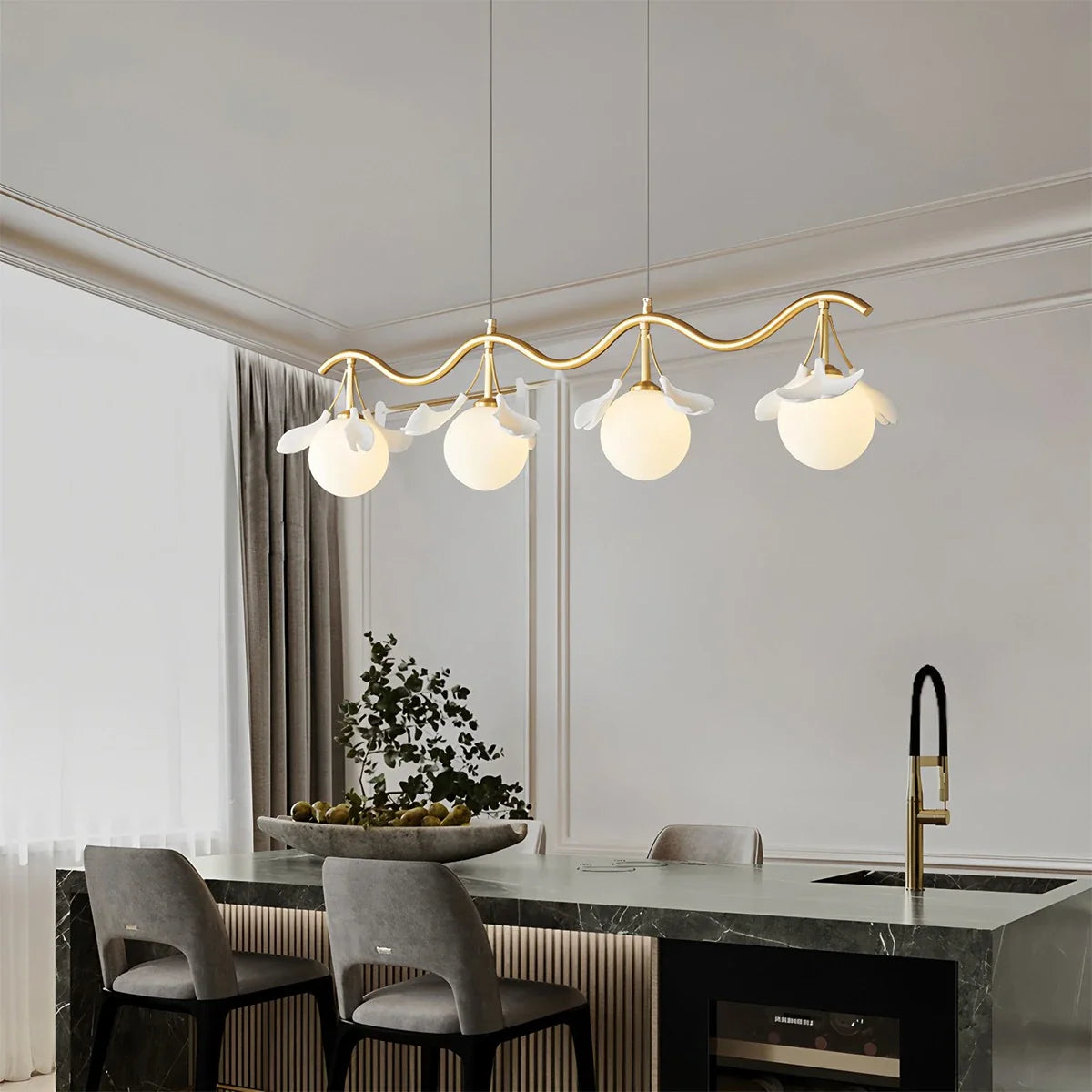 Evander Gingko Chandelier