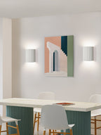 Fluted Resin Wall Lamp