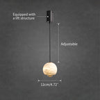 Modern Adjustable Spanish Alabaster Pendant Light