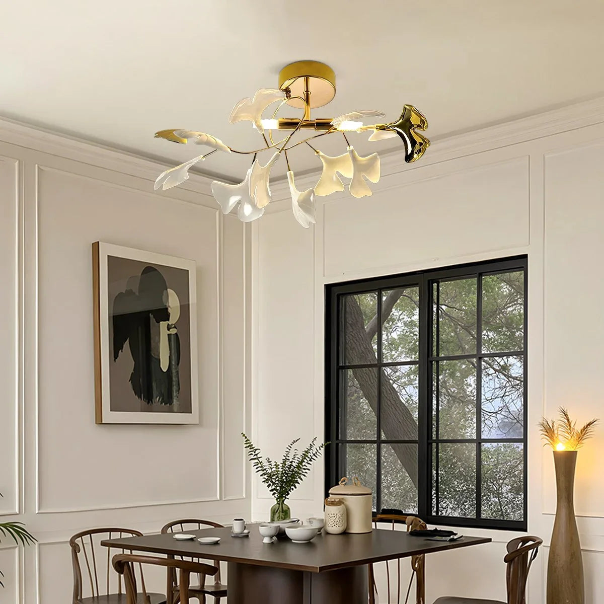 Haown Ginkgo Ceiling Lamp for Bedroom