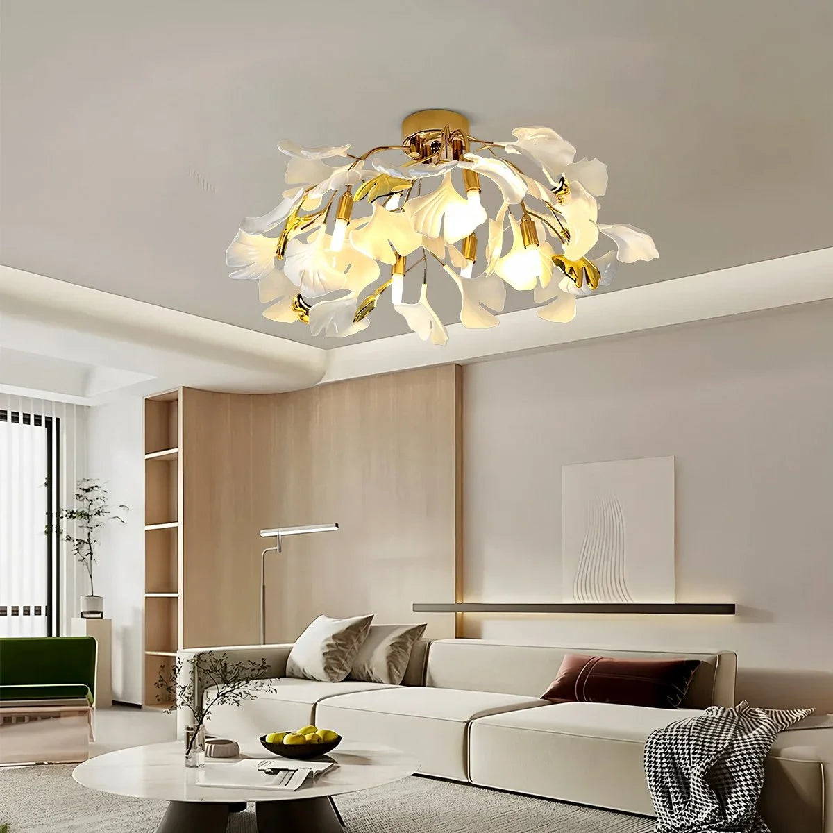 Haown Ginkgo Ceiling Lamp for Bedroom