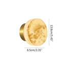 Simple Round Spanish Alabaster Wall Light for Hallway