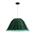 Clock Shaped Hot Pressed Acoustic Pendant Light