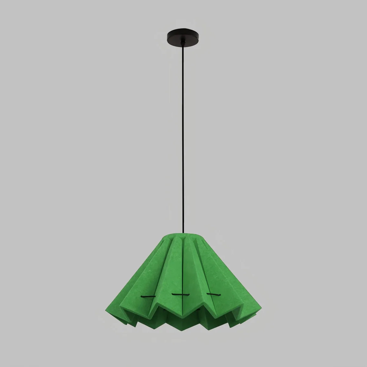 Morning Glory Acoustic Pendant Light Green Dia 53cm x H 33cm / ∅ 20.87" x H 12.99"