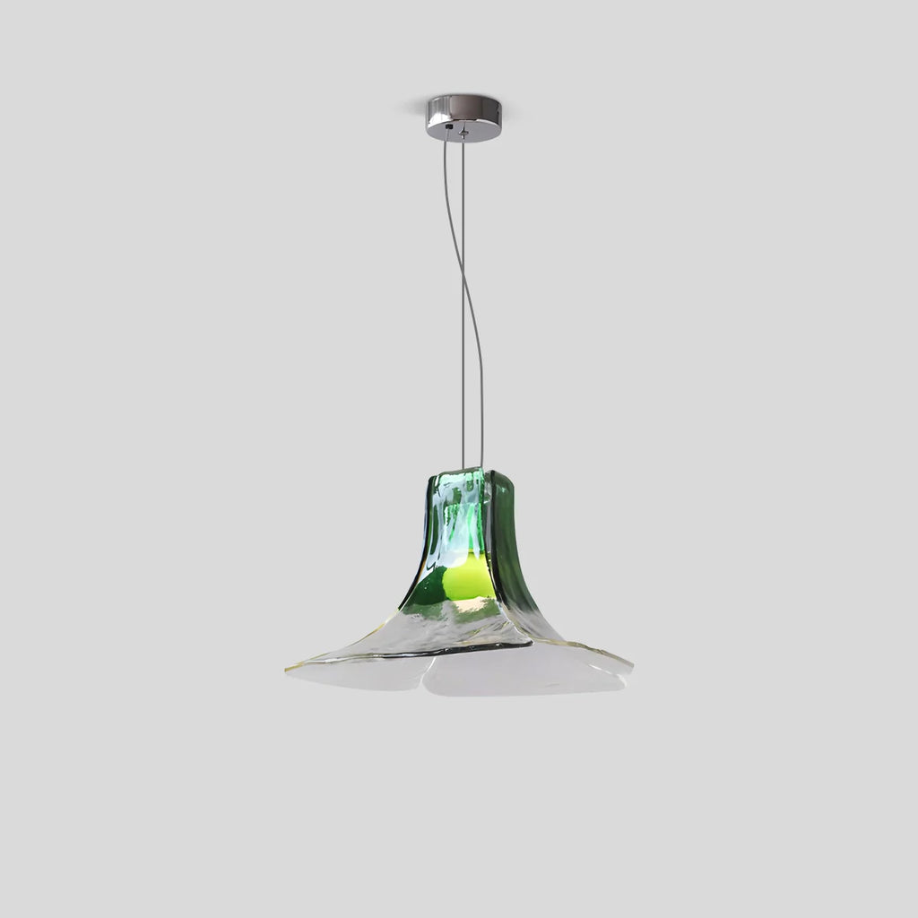 Haown Murano Gradient Petal Glass Pendant Light