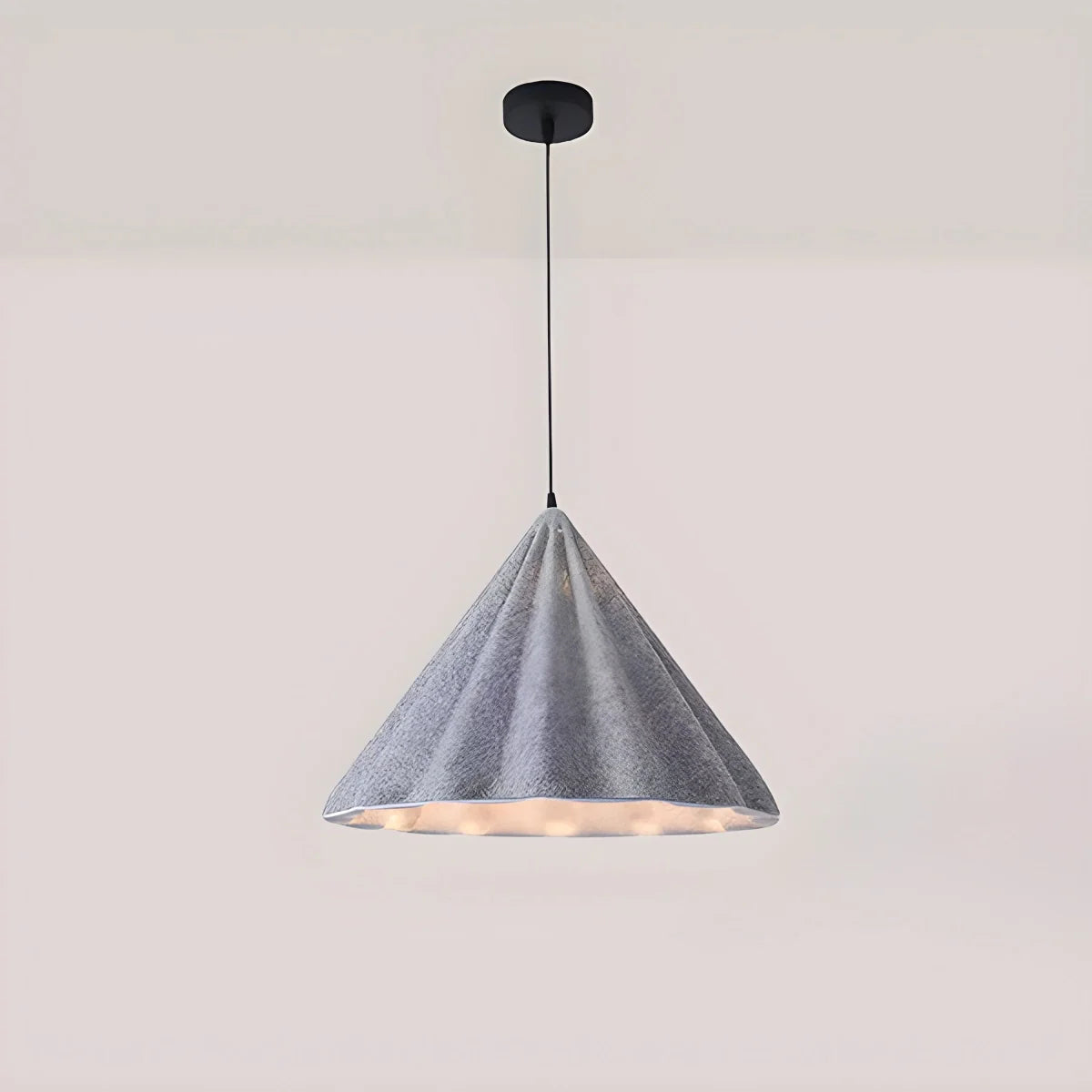 Ice Cream Shaped Felt Pendant Light for Kids Room