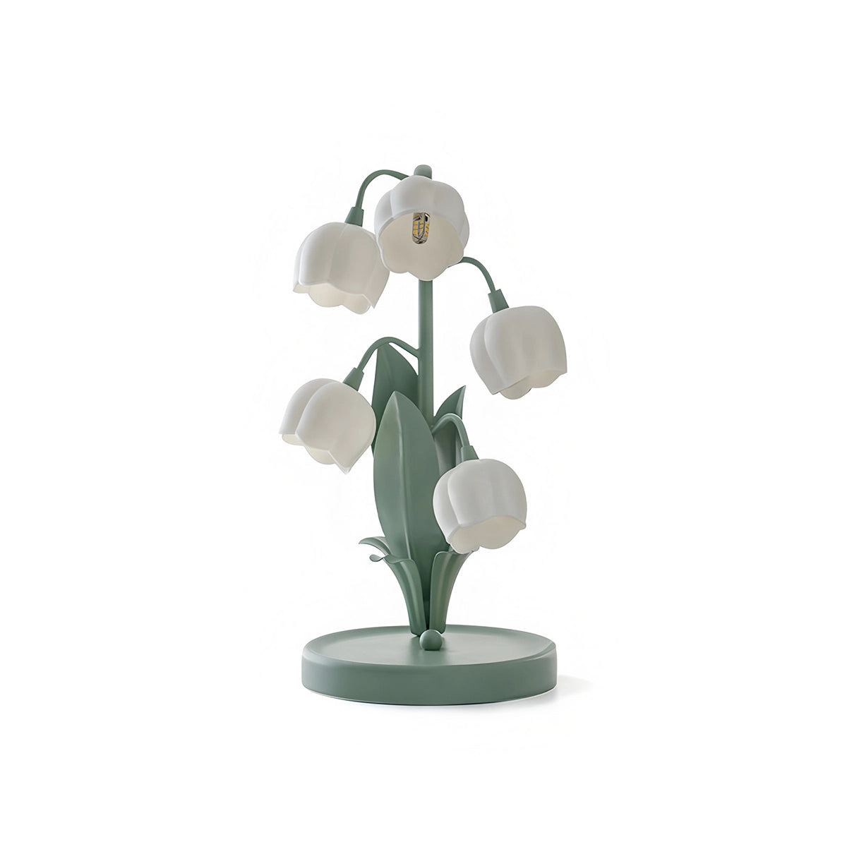 Haown Bell Orchid Table Lamp for Bedroom