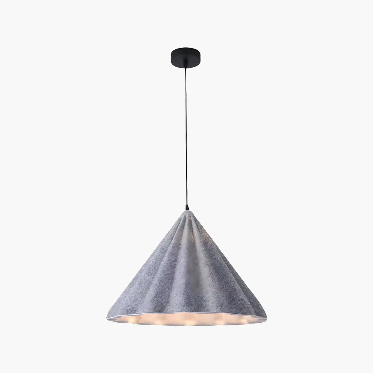 Ice Cream Shaped Felt Pendant Light for Kids Room
