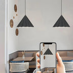 Ice Cream Shaped Felt Pendant Light for Kids Room