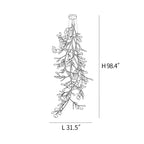Ginkgo Long Branch Chandelier for High Ceiling